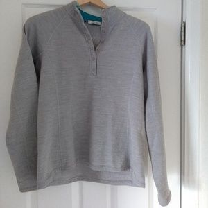 ibex merino wool thermal pullover